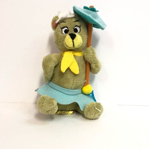 hanna barbera yogi bear cindy girlfriend plush umbrella 8 inch stuffed animal - Picture 1 of 9